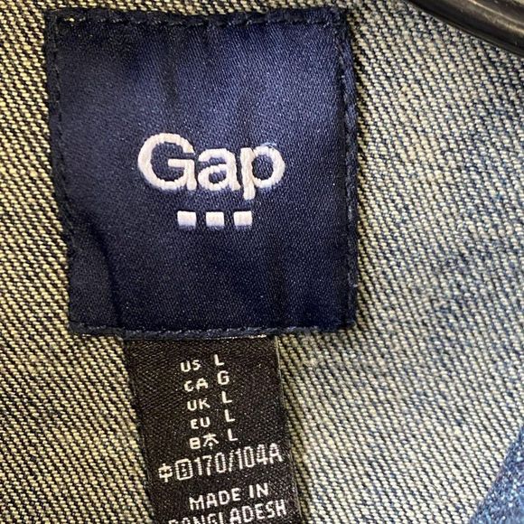 GAP Dark Wash Denim Jacket - Picture 5 of 8